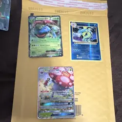 Nintendo Pokemon TCG 3-Card Holo Lot Venusaur-EX Gyarados Vileplume-GX ENG - Image 2
