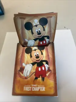 Disney LORCANA: FIRST CHAPTER TCG Mickey Mouse 80-Card Deck Box & Sleeves * NEW - Image 1