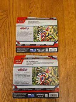 (2) Pokemon TCG Scarlet & Violet 3 Pack Blister Pack Arcanine Card Shelf Wear 820650853289 - Image 2