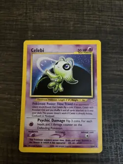 Celebi Holo Rare Pokemon TCG Card Neo Revelation 3/64 - Image 1