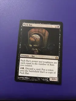 MTG Pack Rat Return to Ravnica Card 073/274 Regular Rare Magic The Gathering LP - Image 1