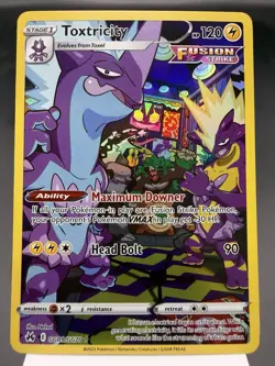 Toxtricity GG09/GG70 - Holo Rare - Crown Zenith Pokemon Card MINT - Image 1