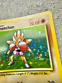 Pokemon Hitmonchan 7/102 Holo Rare Base Set Unlimited 1999 WOTC Vintage Card - Image 5