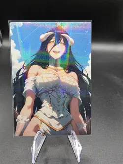 Albedo Overlord Holographic Anime Collectible Trading Card - Image 1