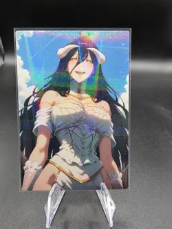 Albedo Overlord Holographic Anime Collectible Trading Card - Image 2