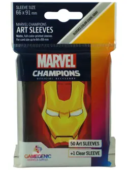 Marvel Champions The Card Game Iron Man Art Sleeves LCS LCG 51 Pack New - Image 1