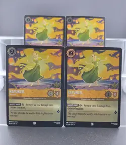 Disney Lorcana Rapunzel - Sunshine 8/204 Fabled Common Foil 4 Cards - Image 1