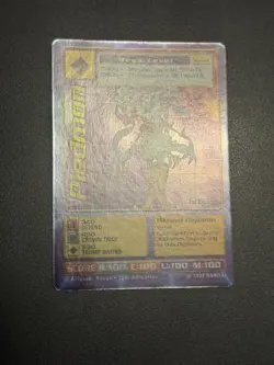 Digimon CCG Piedmon Bo-42 Holo 1st Edition Mega Card 1999 Bandai Vintage - Image 4