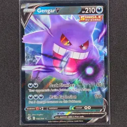 Gengar V - 156/264 - Ultra Rare - Fusion Strike - Pokemon Card - NM/M - Image 1