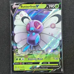 Butterfree V - 001/189 - Ultra Rare - Darkness Ablaze - Pokemon Card - NM/M - Image 1