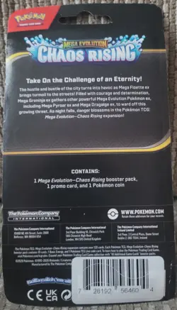 Pokemon Chaos Rising Sealed Pack - Image 2