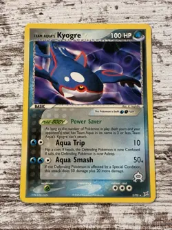 The Pokemon Company Pokemon TCG Team Aqua's Kyogre 3/95 Rare EN MP Moderate Play - Image 1