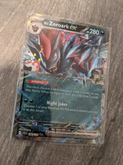 Pokemon TCG - N's Zoroark ex 098/159 Play Stamped Prize Pack Series 7 Journey - Image 1