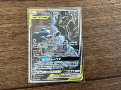 Pokemon TCG Garchomp & Giratina GX SM193 Sun & Moon Promo Card - Image 1