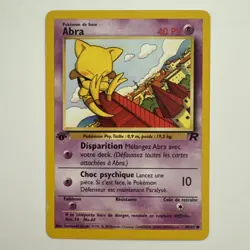 POKEMON ABRA FRENCH 1ST EDITION CARD 49/82 - Image 1