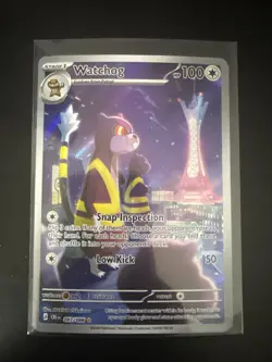 Watchdog 97/86 Holo Chaos Rising Illustration Rare Pokemon Card NM - Image 1