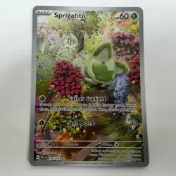 Pokemon Cards Sprigatito 196/193 Holo Paldea Evolved Illustration Rare NM - Image 1