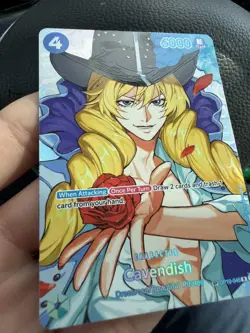 Bandai One Piece Card Game Cavendish SP OP10-045 Alt Art Holo Special EN - Fresh - Image 1