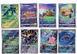 Pokemon Japanese Art Rare AR 8 Card Lot NM - Clefairy Xerneas Lunatone - Image 1