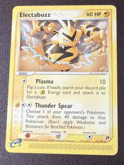 Electabuzz 35/100 - Pokemon TCG - Sandstorm - Vintage Regular - LP & MP Card - Image 3