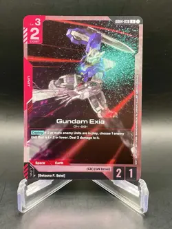 Gundam Exia GD04-038 R Phantom Aria Rare Foil New Gundam Card Game NM/M - Image 1