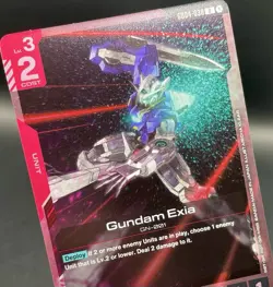 Gundam Exia GD04-038 R Phantom Aria Rare Foil New Gundam Card Game NM/M - Image 3