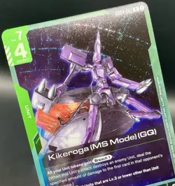 Kikeroga (MS Mode)(GQ) GD04-022 R Phantom Aria Rare Foil Gundam Card Game NM/M - Image 3