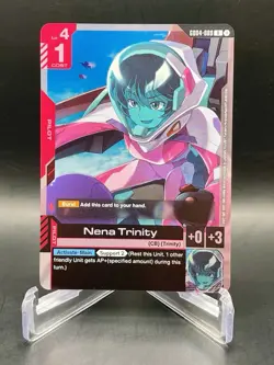 Nena Trinity GD04-089 R Phantom Aria Rare Foil New Gundam Card Game NM/M - Image 1