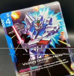 Victory Gundam Hexa GD04-007 R Phantom Aria Rare Foil New Gundam Card Game NM/M - Image 3
