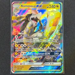 Kommo-o GX - 100/145 - Ultra Rare - Guardians Rising - Pokemon Card - NM/M - Image 1