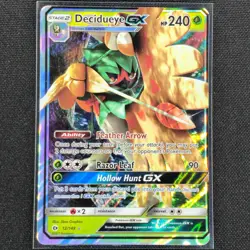 Decidueye GX - 12/149 - Ultra Rare - Sun & Moon - Pokemon Card - NM/M - Image 1