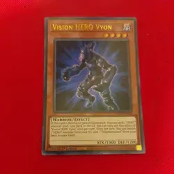 Vision HERO Vyon GFP2-EN060 / DUPO EN053 Ultra Rare 1st Edition YuGiOh Card - Image 1