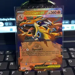 Pokemon TCG Mega Charizard Y ex 030 Mega Evolution Black Star Promo NM - Image 1