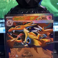 Pokemon TCG Mega Charizard Y ex 030 Mega Evolution Black Star Promo NM - Image 2