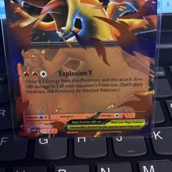 Pokemon TCG Mega Charizard Y ex 030 Mega Evolution Black Star Promo NM - Image 3