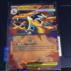 Pokemon TCG Mega Charizard Y ex 030 Mega Evolution Black Star Promo NM - Image 4