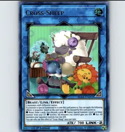 Yugioh Cross-Sheep BLAR-EN092 1st Edition Ultra Rare Near Mint - Image 1