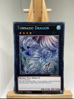 Tornado Dragon - Secret Rare 1st Edition BLRR-EN084 - NM - YuGiOh - Image 1