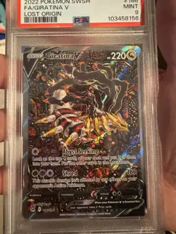 Pokemon PSA 9 2022 SWSH Lost Origin Giratina V 186/196 Full Art Holo - Image 3