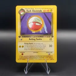 Dark Electrode 34/82 1st Edition Pokemon Team Rocket Non Holo LP - Image 1