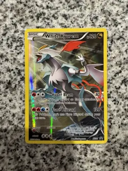 Pokemon White Kyurem XY81 Black Star Promo Holo Rare LP - Image 1