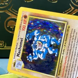Pokemon GERMAN Machamp 8/102, Base Set, 1st Edition, Holo LP - Image 3