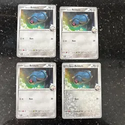 Pokemon Card Steven’s Beldum - 143/182 ×4 - Destined Rivals - Playset - Image 1