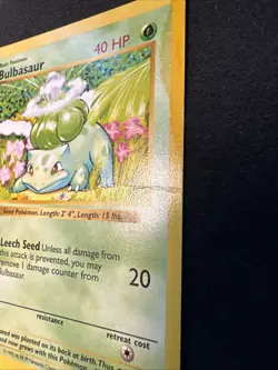 Pokemon Bulbasaur Base Set 1st Edition 44/102 Shadowless Damaged (DMG) English - Image 5