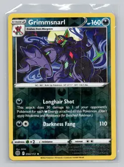Grimmsnarl 094/172 Rare Brilliant Stars Pokemon Near Mint - Image 1