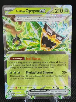 Teal Mask Ogerpon Ex 12/131 Pokemon TCG S&V Prismatic Evolutions Double Rare - Image 1