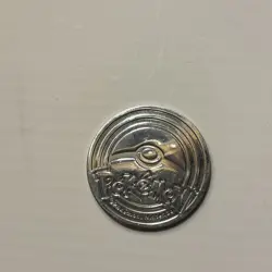 Pokemon TCG Metal Coin MewTwo Silver Metal UPC Promo Accessory￼ - Image 2