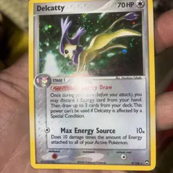 Pokemon - Delcatty - Power Keepers - 8/108 - Holo Rare - LP with SWIRL - Image 2