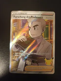 Pokemon Karte - Forschung Des Professors Fullart - Deutsch - CEL 024 - Near Mint - Image 1