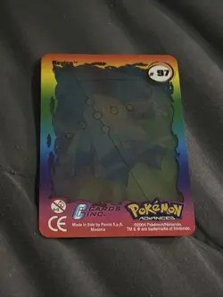 Pokemon Advanced 2004 Panini Lenticular Regice Action Card #97 - Image 3